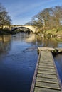 Ancient and modern bridges Royalty Free Stock Photo