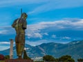 Ancient and modern in Pompeii Royalty Free Stock Photo