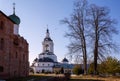 The ancient monastery in Rostov the Great - Epiphany Avraamiev convent Royalty Free Stock Photo