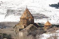 Ancient monastery Sevanavank in Armenia Royalty Free Stock Photo