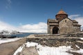 Ancient monastery Sevanavank in Armenia Royalty Free Stock Photo