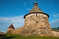 Ancient monastery tower Royalty Free Stock Photo