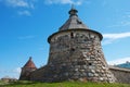 Ancient monastery tower Royalty Free Stock Photo