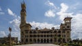 The ancient Montazah Royal Palace with arched openings