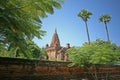 Tree framed Bagan temple Royalty Free Stock Photo