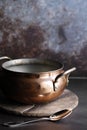Ancient moroccan soup pot