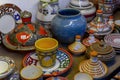 Ancient Moroccan Tradition Of Hand-Cut Tile Mosaics And Hand Painted Ceramics In Fes, Morocco, Africa