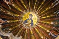 Ancient mosaic in the Church of the Holy Saviour in Chora in Istanbul, Turkey Royalty Free Stock Photo