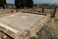 Ancient mosaic of the Roman ruins of Italica, Santiponce, Sevilla, Spain Royalty Free Stock Photo