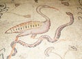 Ancient mosaic Tabgha, Israel