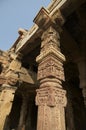 Ancient mosque in Qutub minar Royalty Free Stock Photo