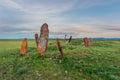 An ancient mound in the steppes of Khakassia