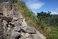 Ancient mountain carving near San Agustin Archeological Park Royalty Free Stock Photo