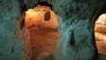 Derinkuyu Underground City in Cappadocia, Turkey