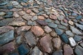 Ancient multicolored paving stone Royalty Free Stock Photo