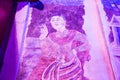 Ancient mural painting at Wat Phumin