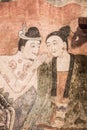 Ancient mural painting at Wat Phumin