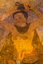Ancient mural painting at Wat Phumin