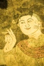 Ancient mural painting at Wat Phumin