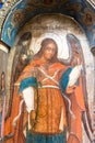 Ancient Mural at St. George`s Church in Drohobych, Lviv Oblast, Ukraine. It is part of the World Heritage Site.