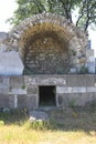 Ancient Myndos Gate in Bodrum, Turkey. Historical sightseeing place for touristic visit