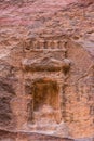 Ancient Nabatean carving. Petra, Jordan