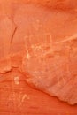 Ancient Navajo Petroglyphs Royalty Free Stock Photo