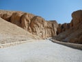 The ancient necropolis Valley of the Kings in Luxor, Egypt, Africa Royalty Free Stock Photo