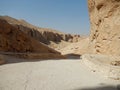 The ancient necropolis Valley of the Kings in Luxor, Egypt, Africa Royalty Free Stock Photo