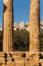 Ancient and new Agrigento Royalty Free Stock Photo