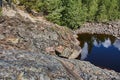 Plain Paleovolcano Kivach.Russia, Karelia