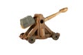 An ancient Norman Catapult toy Royalty Free Stock Photo