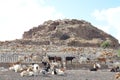 The ancient Nuraghe of Seruci, Sardinia Royalty Free Stock Photo