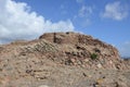 The ancient Nuraghe of Seruci, Sardinia Royalty Free Stock Photo