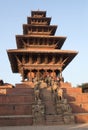 Ancient Nyatapola Temple at Durbar square in Bhaktapur, Kathmandu valley, Nepal Royalty Free Stock Photo
