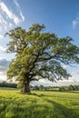 The Ancient Oak in Summer Royalty Free Stock Photo