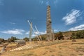 Ancient obelisks in city Aksum, Ethiopia Royalty Free Stock Photo