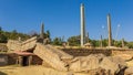 The ancient obelisks from the 4th century in Aksum, Ethiopia