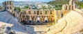 Ancient Odeon of Herodes Atticus in Athens, Greece Royalty Free Stock Photo