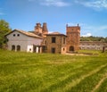 Ancient old blast furnaces made of bricks in the Floresta Nacional Fazenda Ipanema, Sao Paulo, Brazil. Landmark, old factory of Royalty Free Stock Photo