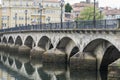 Old bridge El Burgo in Pontevedra Spain