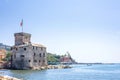 Ancient old castle on the sea at daylight Royalty Free Stock Photo