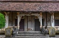 An ancient old church in Wat Luang Pakse, a city in southern Laos