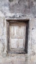 ancient old door windows that are unique and interesting Royalty Free Stock Photo