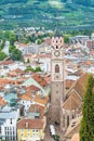 Ancient old town of Merano (Meran) in South Tyrol in northern Italy Royalty Free Stock Photo