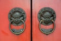 Ancient Oriental Door Knockers