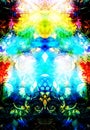 Ancient ornamental structure with filigrane pattern on abstract background.