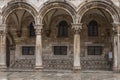 Ancient ornate carved building in the city of Dubrovnik Royalty Free Stock Photo