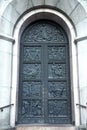 Ancient ornate door Royalty Free Stock Photo