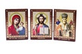 Ancient Orthodox icon. Royalty Free Stock Photo